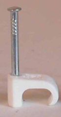 Klammerstift hvit 5×8 for 2,5mm² (12stk)