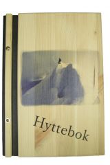 Hyttebok med fargefoto "Fjelltopp"