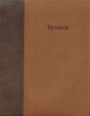 Hyttebok - tofarget brun